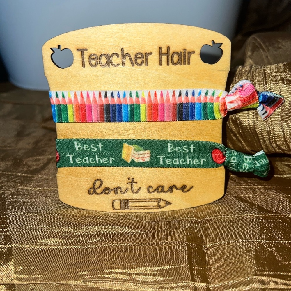 Teacher Hair Elastic Set - Multicolor - Great for Teacher Appreciation